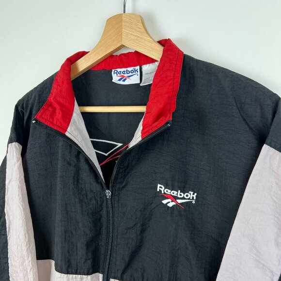 Vintage Reebok Zip-Up Windbreaker Jacket - Picture 2 of 7